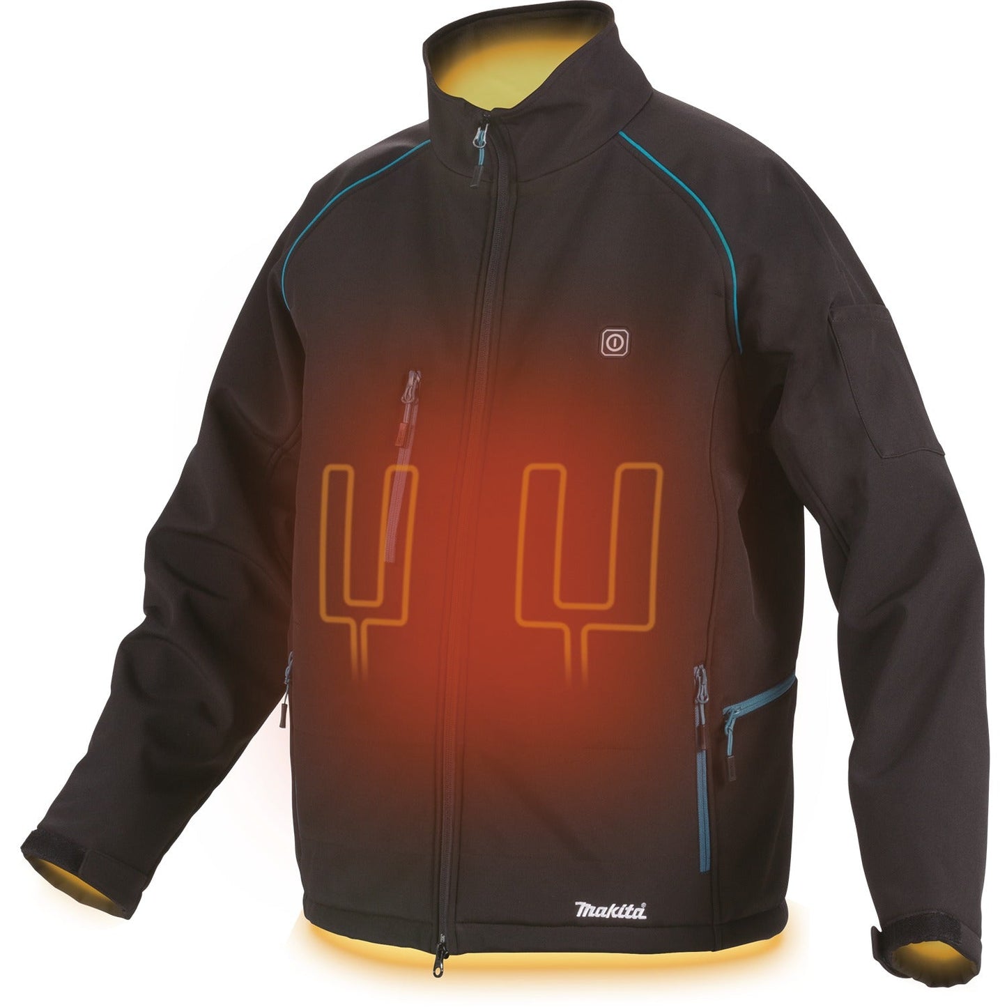 Makita DCJ205Z2XL 18V LXT® Lithium‘Ion Cordless Heated Jacket, Jacket Only (Black, 2XL)