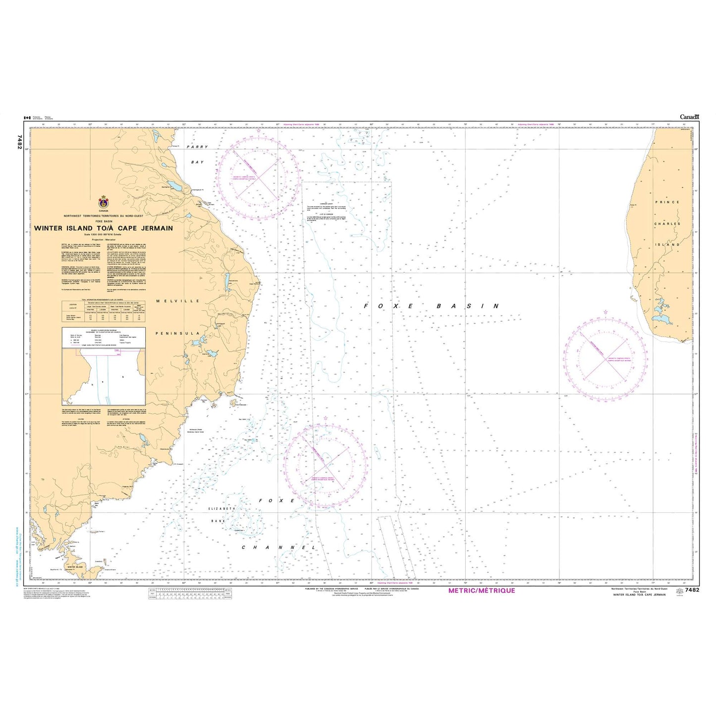 Paradise Clay CAN7482 CHS Chart Winter Island to/ Cape Jermain