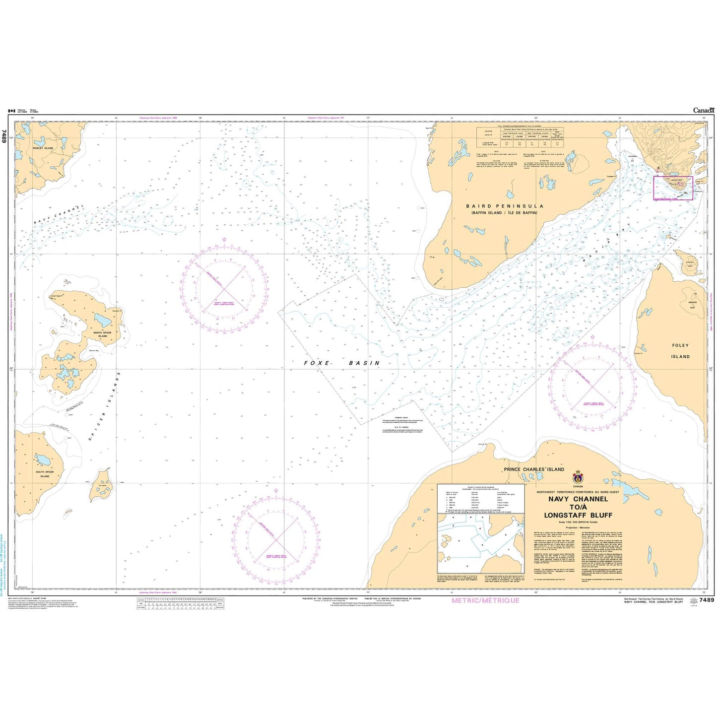Paradise Clay CAN7489 CHS Navy Channel to/ Longstaff Bluff