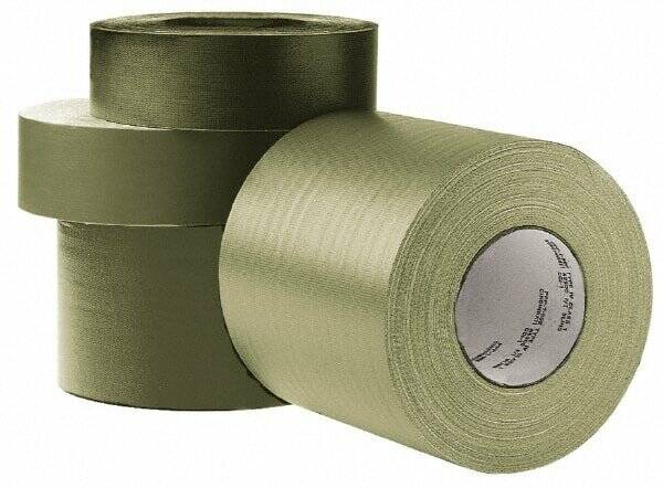 AbilityOne 7510000745178 Premium Grade Waterproof Duct Tape, 6" X 60 Yd, Dark Green, Ro