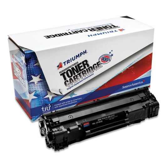 AbilityOne 7510016822177 Remanufactured Cf283X 83X High-Yield Toner, 2,200 Page-Yield, Black