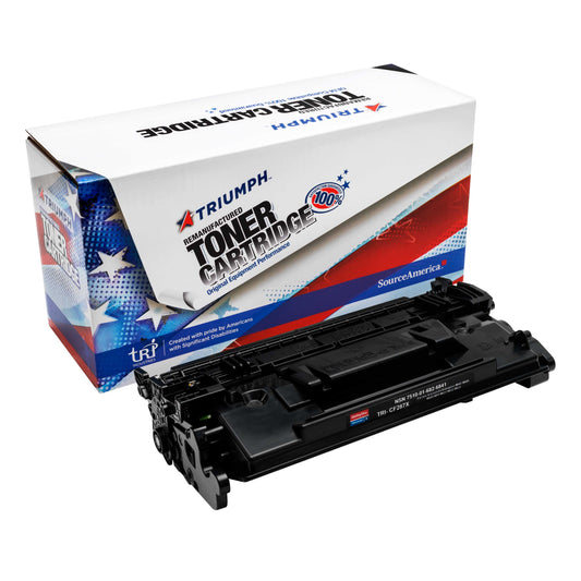 AbilityOne 7510016826841 Toner Cartridge Remanufactured Hp 87X Series Compatible Black Ink