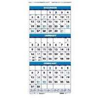 AbilityOne 7510016828100 Wall Calendar Recycled Dated 2023 Vertical 3 Months 12-1/4" X 26"