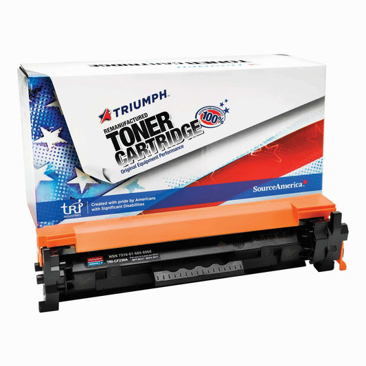 AbilityOne 7510016886068 Reman Toner Cartridge Hp 30A Series Compatible Black Ink