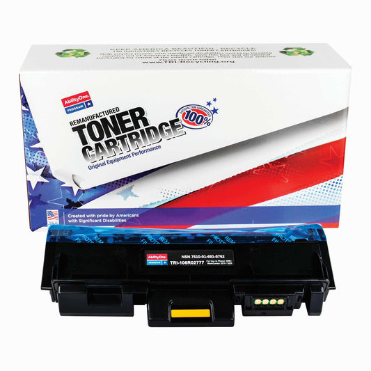 AbilityOne 7510016915762 Toner Cartridge Remanufactured Xerox 106R02777 Black