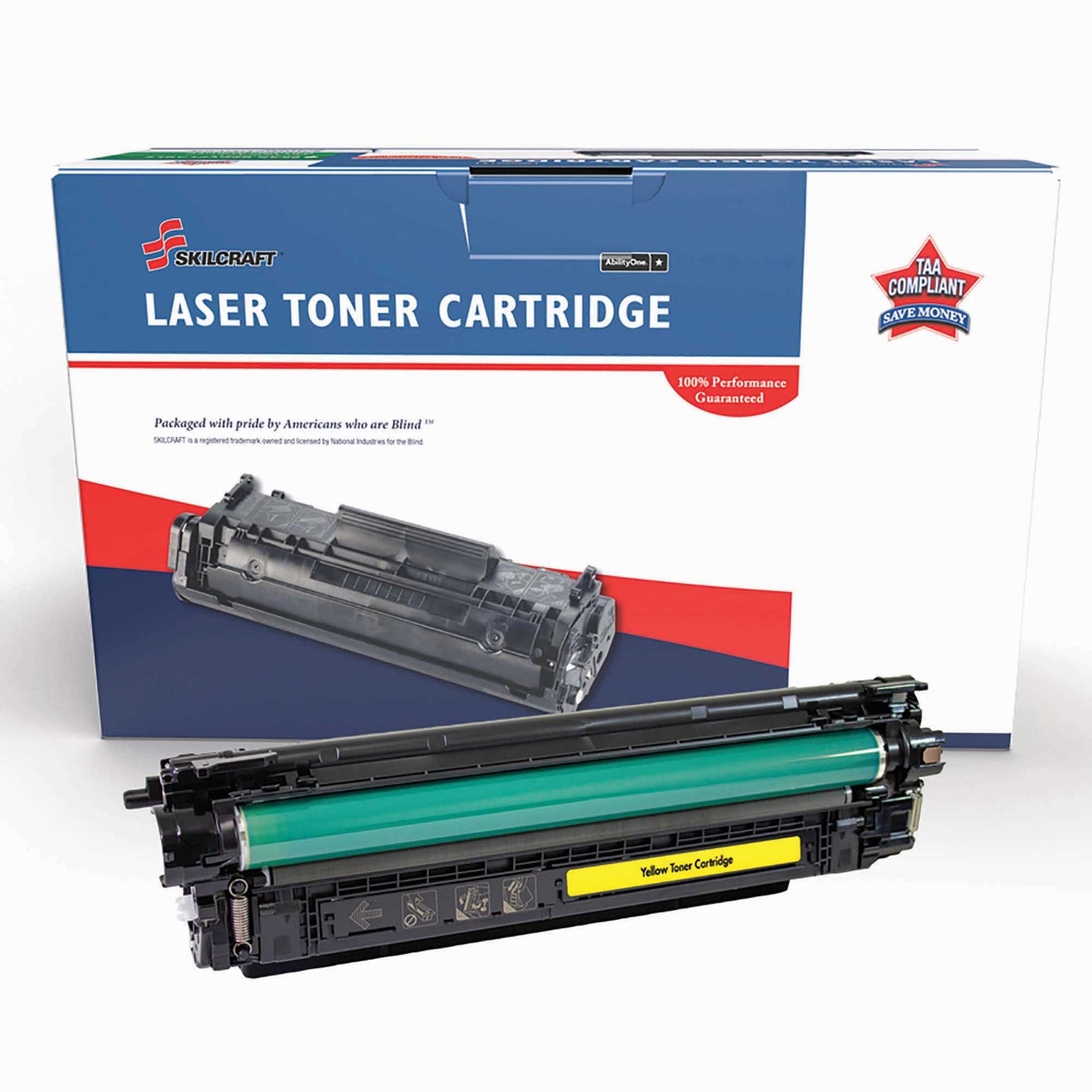 AbilityOne 7510016961573 Skilcraft Laser Toner Cartridges - Hp 655A Compatible - 10,500 Page Yield - Yellow