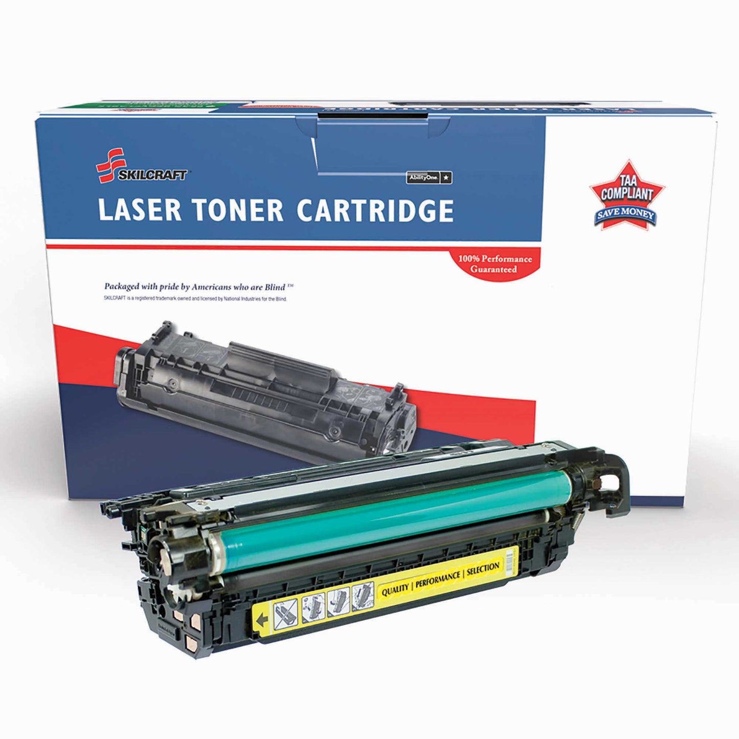 AbilityOne 7510016962211 Skilcraft Laser Toner Cartridges - Hp 646A Compatible - 12,500 Page Yield - Yellow