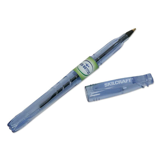 AbilityOne 7520016827160 Skilcraft Fine Point Black Ink Ballpoint Stick Pen - Taa Compliant