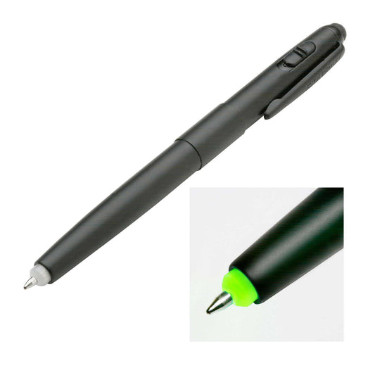 AbilityOne 7520016910488 Pen Multifunction Green Led Light Tip Stylus 1.0Mm Black