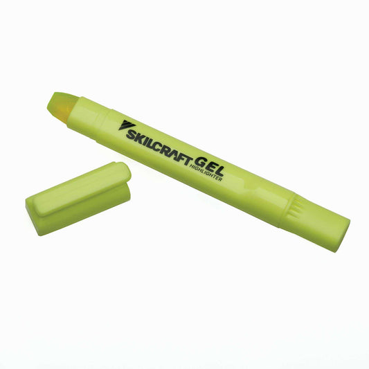 AbilityOne 7520016919222 Highlighter Gel Fluorescent Yellow Dz