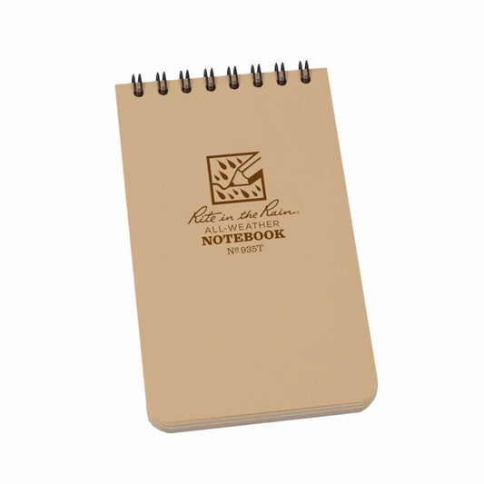 AbilityOne 7530015053705 Rite In The Rain Notebook - 3 X 5 - Tan