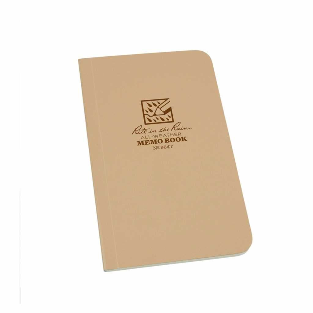 AbilityOne 7530015362648 Memo Book - Tan - 3.5 X 6