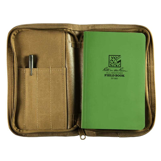 AbilityOne 7530015362649 Rite In The Rain Universal 4 5/8 In X 7 1/4 In Kit Tan Cordura Fabric Cover - 80 Sheets 160 Pages - 32 Lb Basis Weight - 4.63" X 7.25"Green Paper