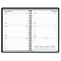 AbilityOne 7530016007626 Weekly Planner Book Dated 2023 5" X 8" Black