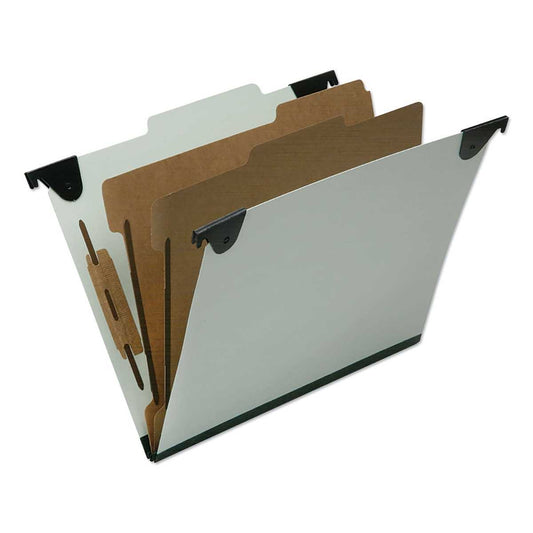 AbilityOne 7530016816250 Skilcraft 6 Section 2/5 Roc Tab Hanging Folders (Sku: 279957)