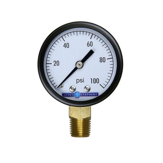 Jones Stephens G60100 2" 100 psi Pressure Gauge