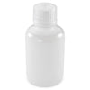 Globe Scientific 7560060BKS Bottle Narrow Mouth Boston Round HDPE with PP Closure 60mL Bulk Packed with Bottles and Caps Bagged Separately 1000/Case