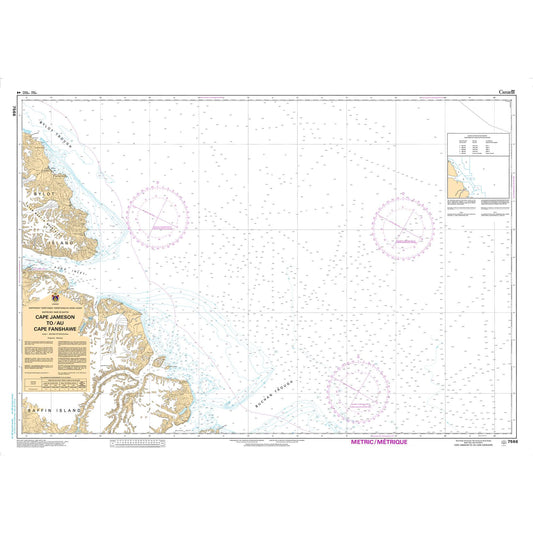 Paradise Clay CAN7566 CHS Chart Cape Jameson to/au Cape Fanshawe