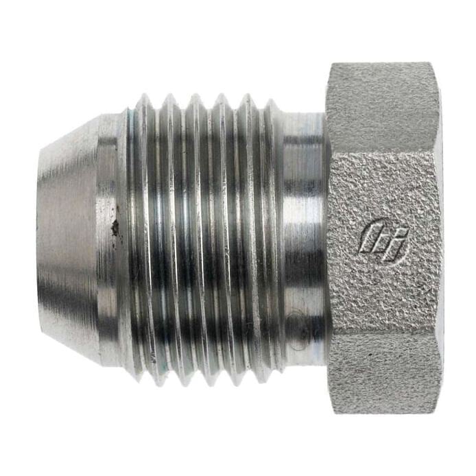 Brennan 7588-P-08-SS 08MJIS Plug (1/2-14 Bsp Thread/30 Seat)Stnls