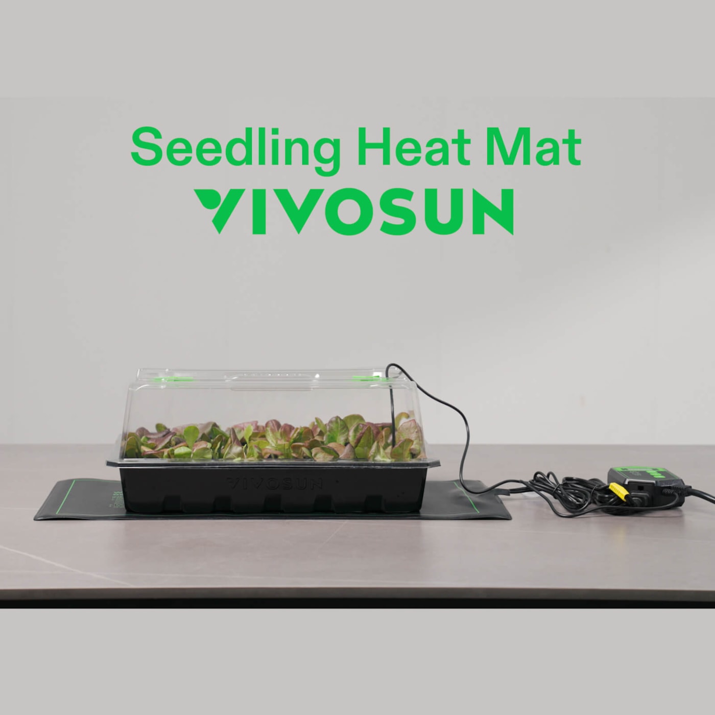 Vivosun 10'x20.75' Seedling Heat Mat and Digital Thermostat Combo Set MET Standard