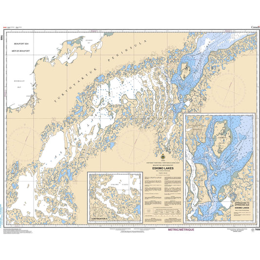 Paradise Clay CAN7608 CHS Chart Eskimo Lakes