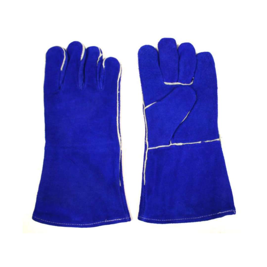 Cordova Safety 7609 Welders Gloves, Ladies, Gray Shoulder Leather Welders Gloves, One Piece Back, Full Sock Lining, Wing Thumb