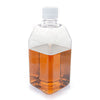 Globe Scientific 7611000 Bottle Square Media PETG with HDPE Closure 1000mL STERILE with Tamper Evident Shrink Band 12/Shrink Wrapped Tray 24/Case