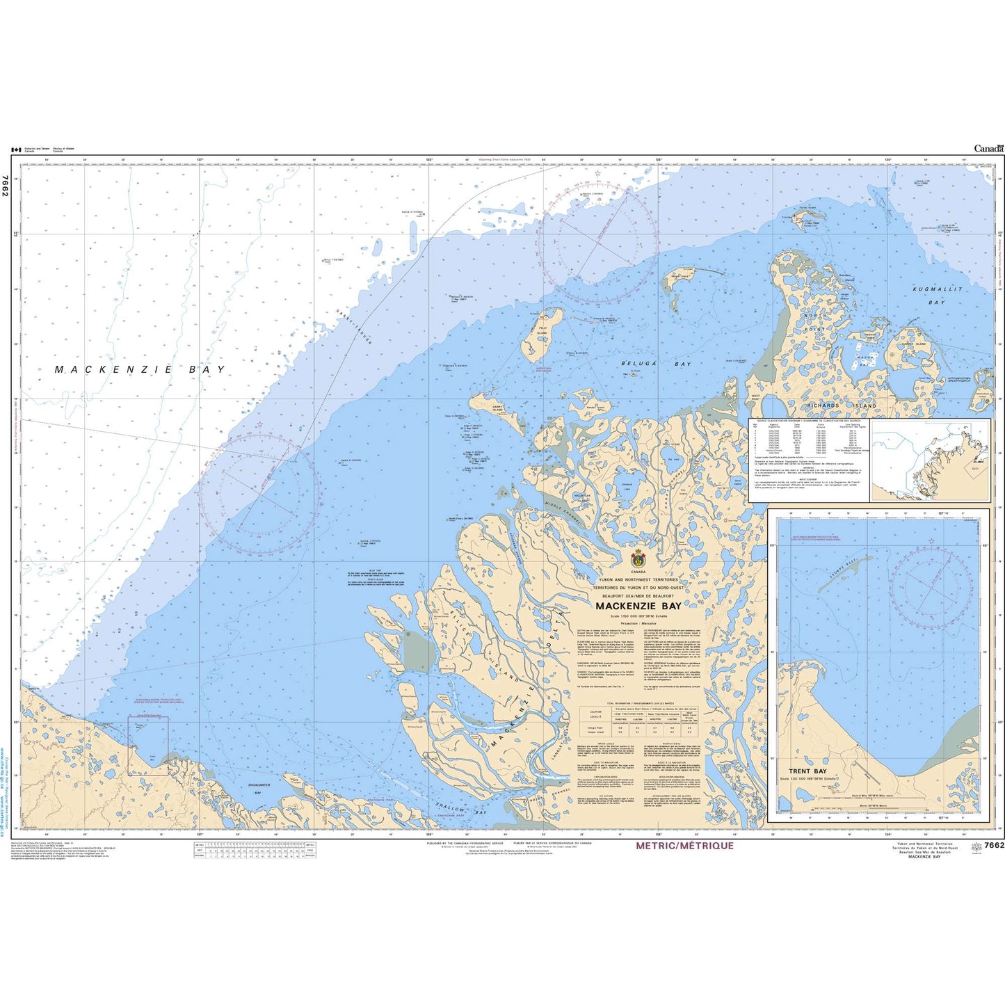 Paradise Clay CAN7662 CHS Chart Mackenzie Bay
