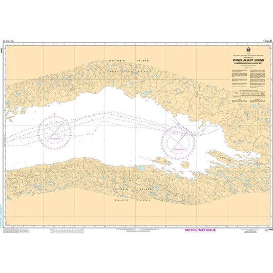 Paradise Clay CAN7669 CHS Chart Prince Albert Sound Eastern Portion/Partie Est