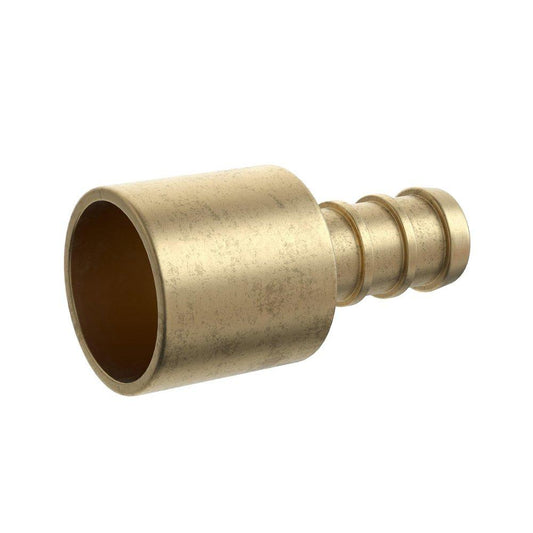 Jones Stephens C76048LF 1/2" F1807 Brass PEX Male Sweat Adapter, Bag of 100