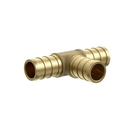 Jones Stephens C76014LF 1/2" F1807 Brass PEX Tee, Bag of 50