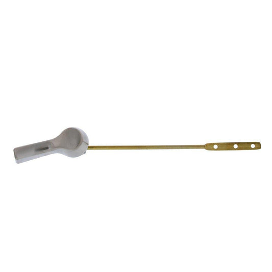 Jones Stephens T0105BN Brushed Nickel Tank Trip Lever with 8" Brass Arm, Metal Spud and Nut