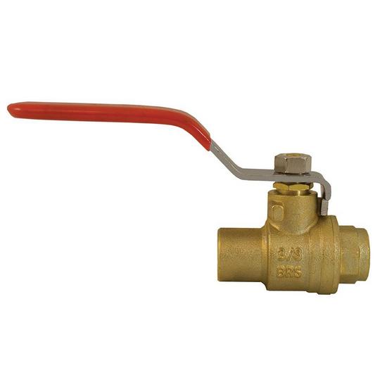 Jones Stephens B67209 3/4" Sweat Brass Ball Valve