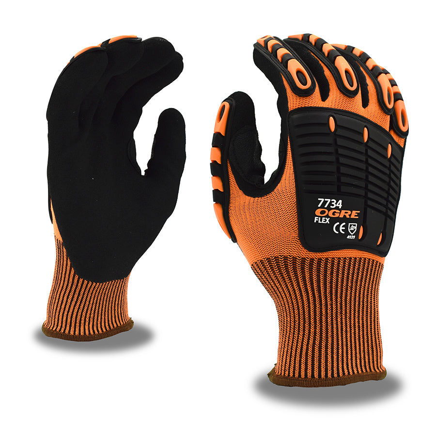 Cordova Safety 7734M Impact, OGRE® Flex, Sandy Nitrile, Industrial