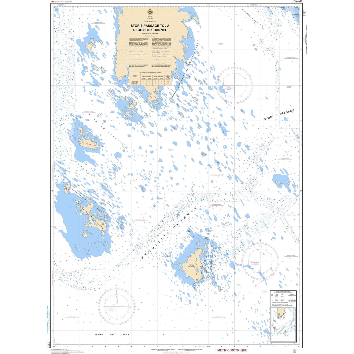 Paradise Clay CAN7737 CHS Chart Storis Passage to/ Requisite Channel