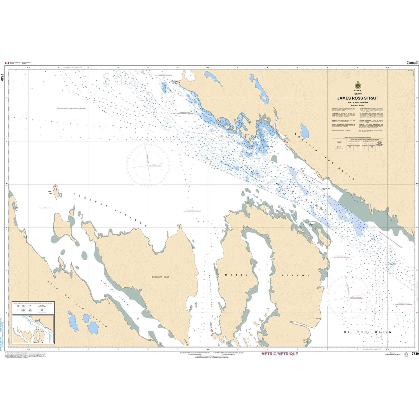 Paradise Clay CAN7739 CHS Chart James Ross Strait