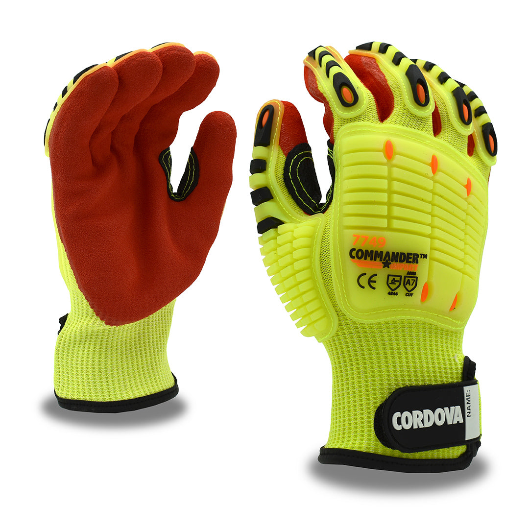 Cordova Safety 7749M COMMANDER IMPACT™, HPPE/Glass/Steel, A7 Cut