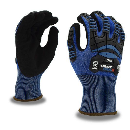 Cordova Safety 7760L Impact, OGRE® CRX-2, Sandy Nitrile, A2