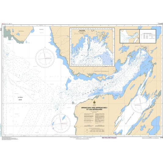 Paradise Clay CAN7770 CHS Chart Spence Bay and Approaches