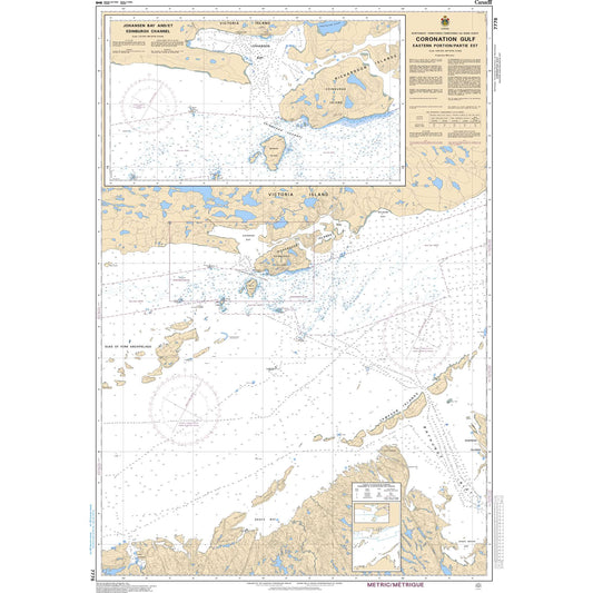 Paradise Clay CAN7778 CHS Chart Coronation Gulf Eastern Portion/Partie Est