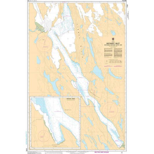 Paradise Clay CAN7793 CHS Chart Bathurst Inlet - Southern Portion/Partie sud