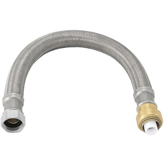 Jones Stephens C77479LF 3/4" x 3/4" FIP x 24" PlumBite® Push On Water Heater Connector