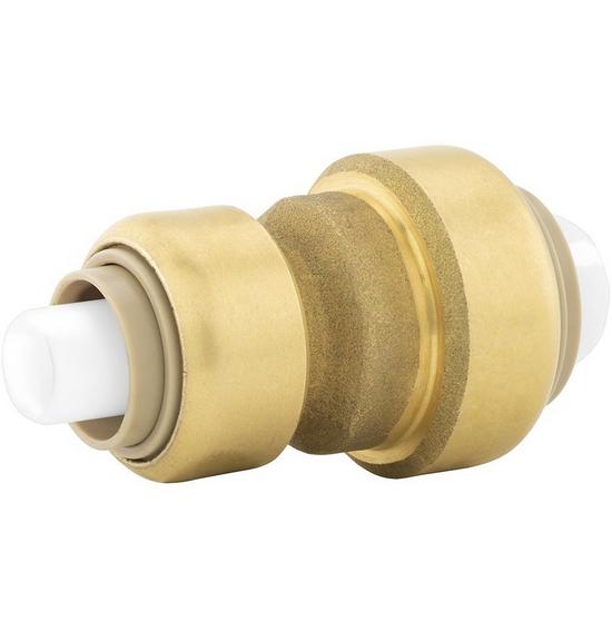 Jones Stephens C77410LF 1/2" x 1/4" PlumBite® Push On Reducing Coupling, Bag of 1