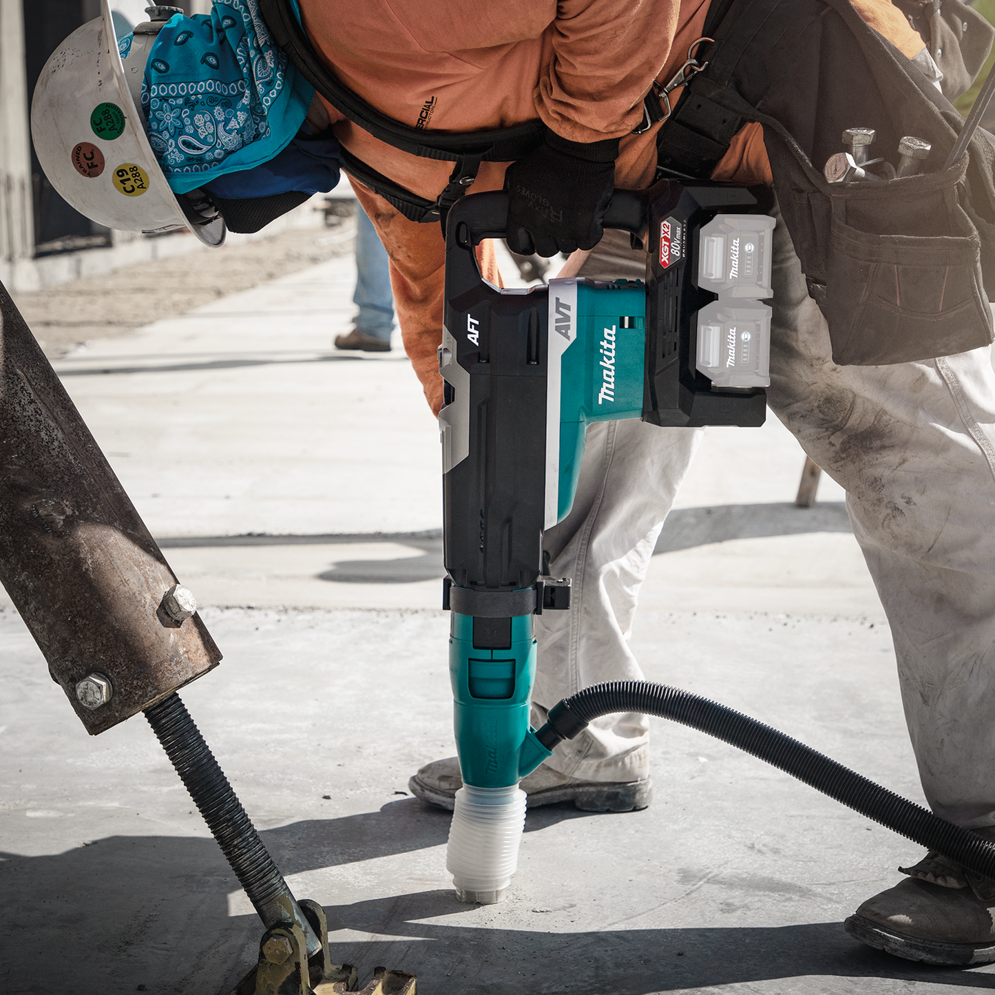 Makita GRH06Z 80V max (40V max X2) XGT® Brushless 2" SDS‘MAX AVT® Rotary Hammer, AFT®, AWS® Capable, Tool Only