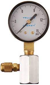 Yellow Jacket 78076 2" Test unit 0-15 lb. gauge 1/2" pipe