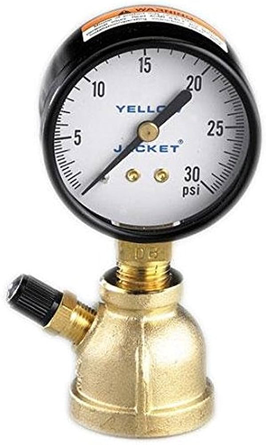 Yellow Jacket 78085 2" Test unit 0-30 lb. gauge 1" pipe