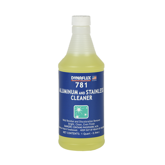 Dynaflux 781-12X1 781 – Aluminum and Stainless Steel Cleaner (1 Qt - Case of 12 Qts)