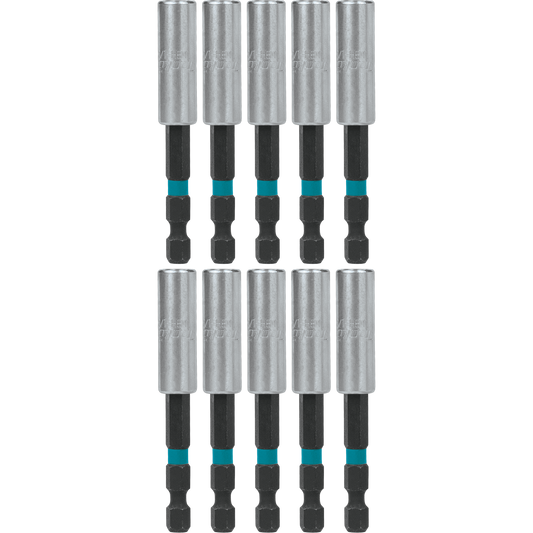 Makita A-99281 ImpactX, 3³ Magnetic Insert Bit Holder, 10/pk, Bulk