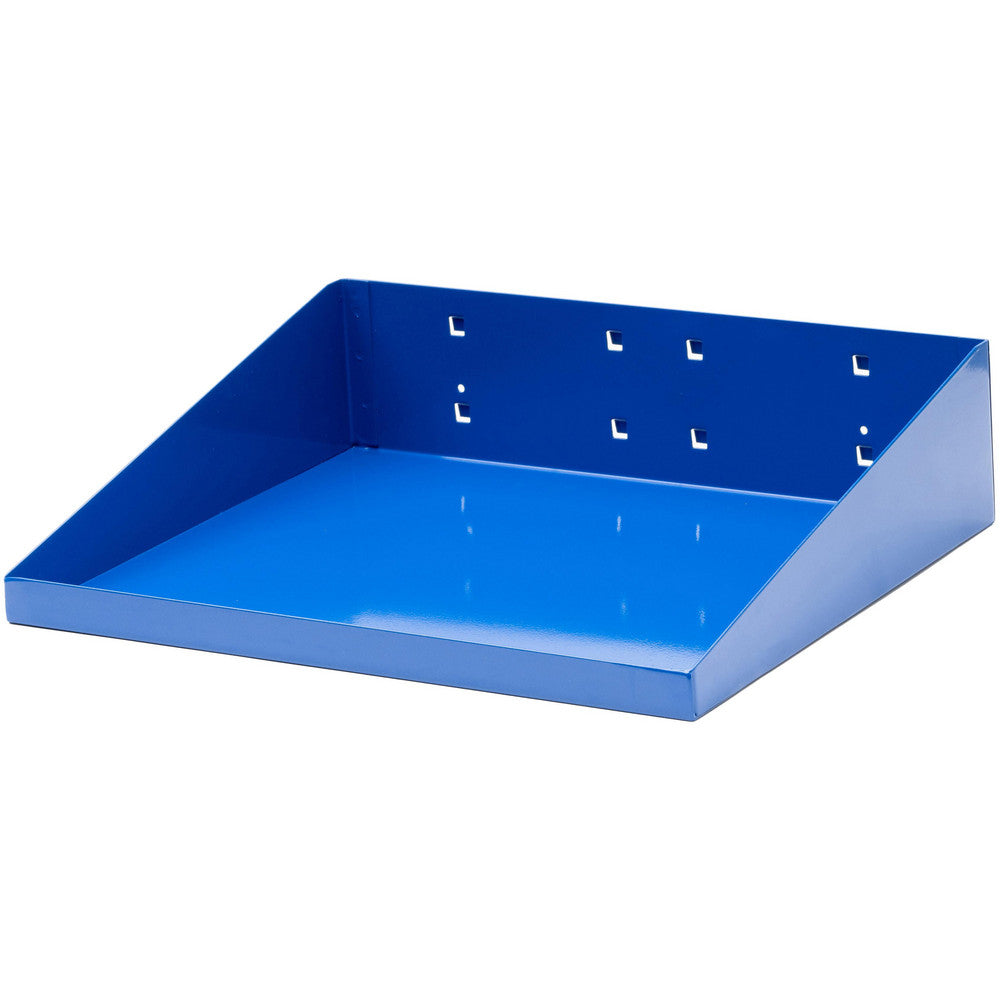 Triton Products 56120-BLU 12" W x 10" D Blue LocHook Shelf w/Garment Hanger