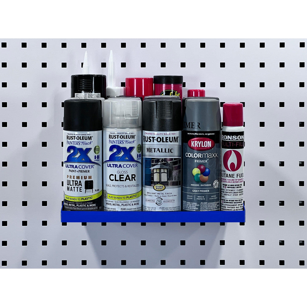 Triton Products 56120-BLU 12" W x 10" D Blue LocHook Shelf w/Garment Hanger